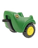 Rolly Toys MiniTrac Trailer John Deere - groene aanhanger voor traptractor | Outdoorspeelgoed.nl