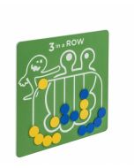 KBT HDPE speelpaneel '3 op een rij' - groen