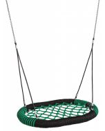 KBT Nestschommel 'oval pro' - d: 1200 mm - groen/zwart-groen zebra/zwart