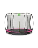 EXIT Silhouette Inground Trampoline met Veiligheidsnet 244 Roze