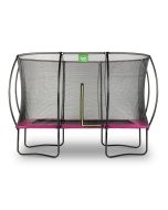 EXIT Silhouette Trampoline met Veiligheidsnet 244x366 Roze