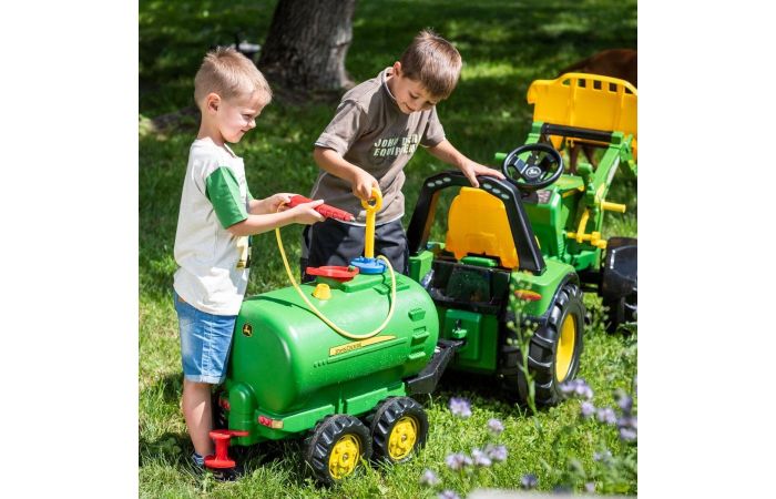Rolly Toys Reserveonderdelenset, tas met 4 hoeddoppen 12 mm en montagehulp, accessoires voor Rolly Toys X100200120000, groen