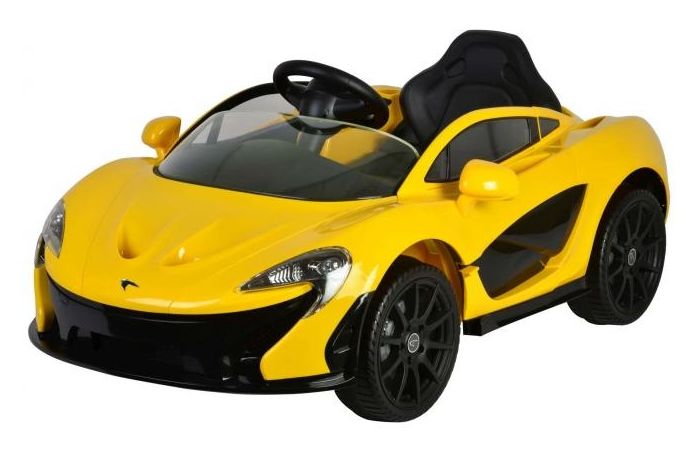 McLaren Elektrische Auto met 12 3 gears geel zwart