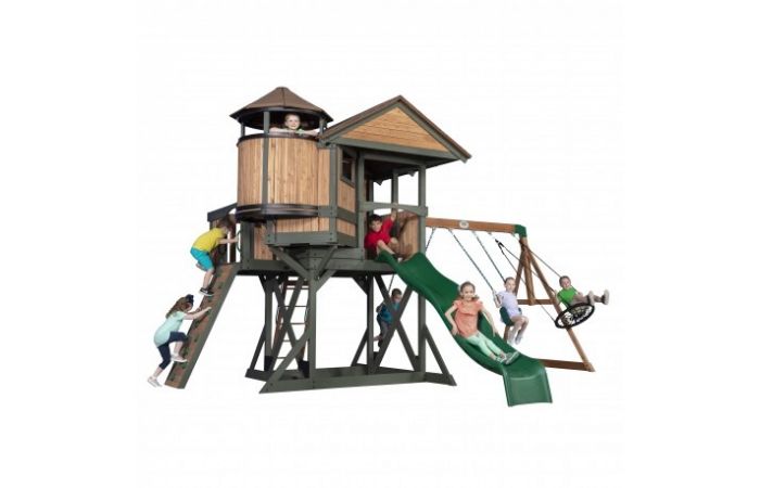 Eagles Nest speeltoren glijbaan en uitkijktoren