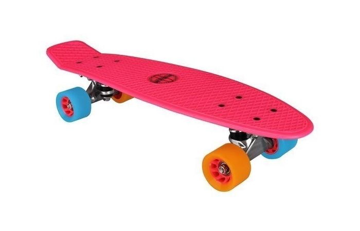 schildpad Vroeg als plastic skateboard roze