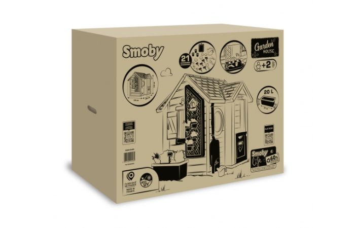 Smoby S.Life Garden House speelhuis | Outdoorspeelgoed.nl