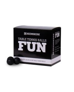 Tafeltennisballen Fun Plastic (diverse kleuren)-Zwart