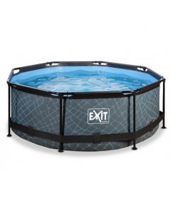 EXIT zwembad ø244x76cm met filterpomp