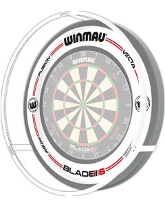 Winmau Plasma Ice Light Pro-Line Surround Bundel wit