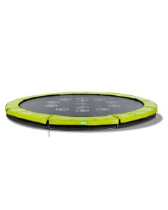 EXIT Twist inground trampoline 366cm groen/grijs
