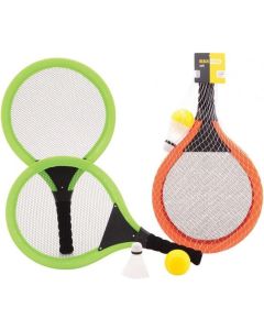 Tennisspel JohnToy met bal en shuttle