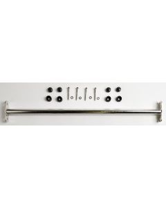 DICE Metalen Duikelstang Duikelrek Rekstok - RVS - 90 cm