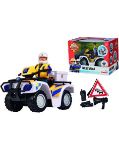 Brandweerman Sam Politie quad inclusief figuur