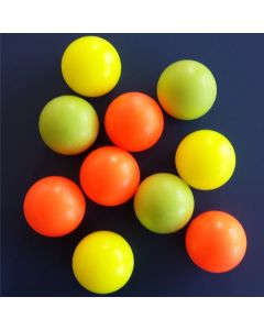 Voetballen gekleurd p/ 10 stuks