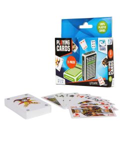 Clown Games Speelkaarten 2 Sets Van Plastic 