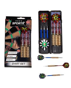 SportX Dartset Deluxe in Case 22 gram