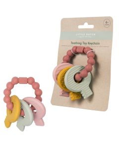 Little Dutch Sleutelbos Bijtspeeltje Roze
