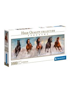 Clementoni puzzel 1000 panorama horses