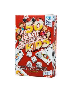 Clown Games Kids 50 Kaart & Dobbel Spellen	