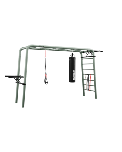 BERG PlayBase Large Green + Sports set - compleet speeltoestel | Outdoorspeelgoed.nl
