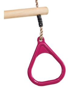 KBT Houten ringtrapeze met kunststof ringen Paars
