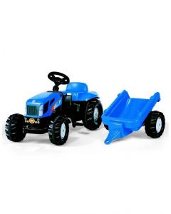 Rolly Toys RollyKid New Holland T7040 TrapTractor met aanhanger