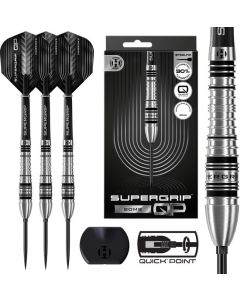 Supergrip QP Bomb 90% tungsten dartpijlen 23 gram | Outdoorspeelgoed.nl