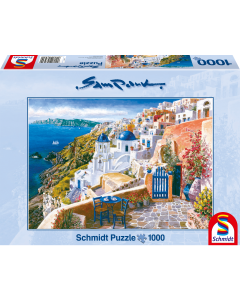 Blik Op Santorini, 1000 Stukjes