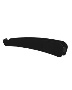 Strip kkast m. bocht zwart