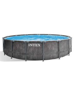 Intex  Prism Frame Greywood Premium pool - 457 x 122 cm (set)