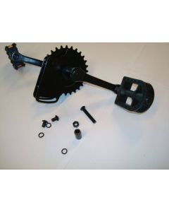 Rally - Trapas met crank set 110 + pedalen