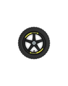 Wiel zwart 12.5x2.25-8 all terrain (Cross)