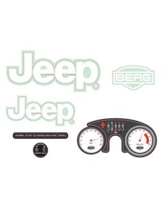 BERG Rally - Stickerset Jeep® Adventure