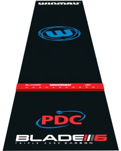 Winmau Pro Zone Precision PVC Dartmat + Integrated Oche