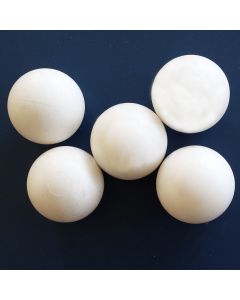 Voetballen wit p/ 5stuks