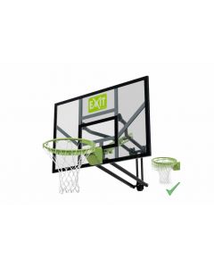 EXIT Galaxy Basketbalbord voor muurmontage (met Dunkring)