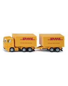 Siku 1694 vrachtwagen met DHL-aanhanger