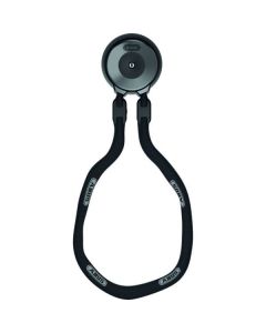 Abus WCH + ACH Muuranker met Ketting Ø9mm 130cm - Zwart