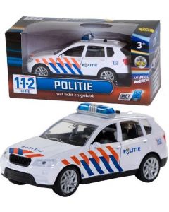 Politieauto met licht en geluid 1:43