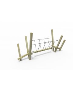 White Rhino Brug Freestanding professioneel speeltoestel Q-Line 12x12cm | Outdoorspeelgoed.nl