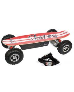SKATEY 800 elektrisch skateboard rood - wit