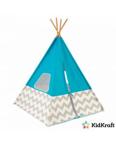 Tipi speeltent Deluxe - turquoise