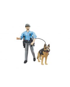 Bruder 62150 Politieagent met hond