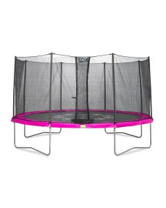EXIT Twist trampoline 366cm roze/grijs