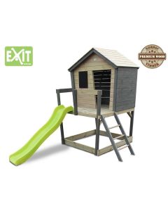EXIT Aksent houten speelhuis - grijs