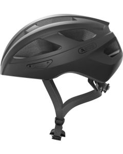 Fietshelm ABUS MACATOR velvet black M - 52-58 cm - zwart