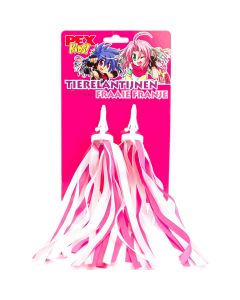 Pexkids streamers roze-witte franje