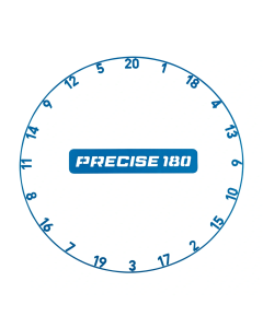 Precise180 Numberring Arctic Blue - Cijferring dartbord blauw | Outdoorspeelgoed.nl