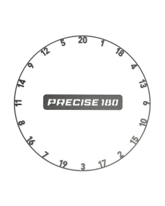 Precise180 Numberring Graphit - Cijferring Dartbord grafietkleur | Outdoorspeelgoed.nl