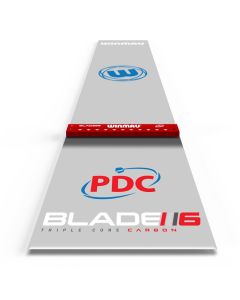 Winmau Clearzone PVC Dartmat + Oche - Volledige mat uitgerold | Outdoorspeelgoed.nl